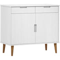 Buffet avec rangement gris clair design scandinave