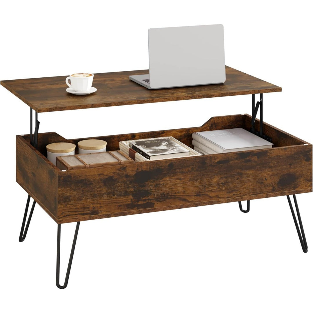 Moderne table basse marron 50 x 95 x 40 cm