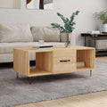 Table basse gris 102 x 50 x 40 cm qualite premium