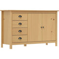 Pour bureau, buffet marron en bois