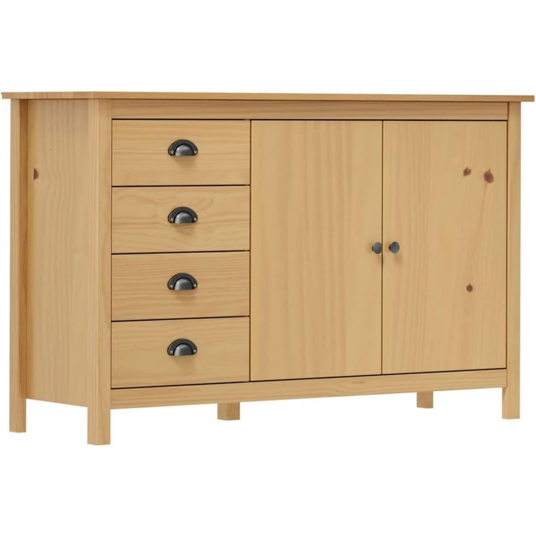Pour bureau, buffet marron en bois