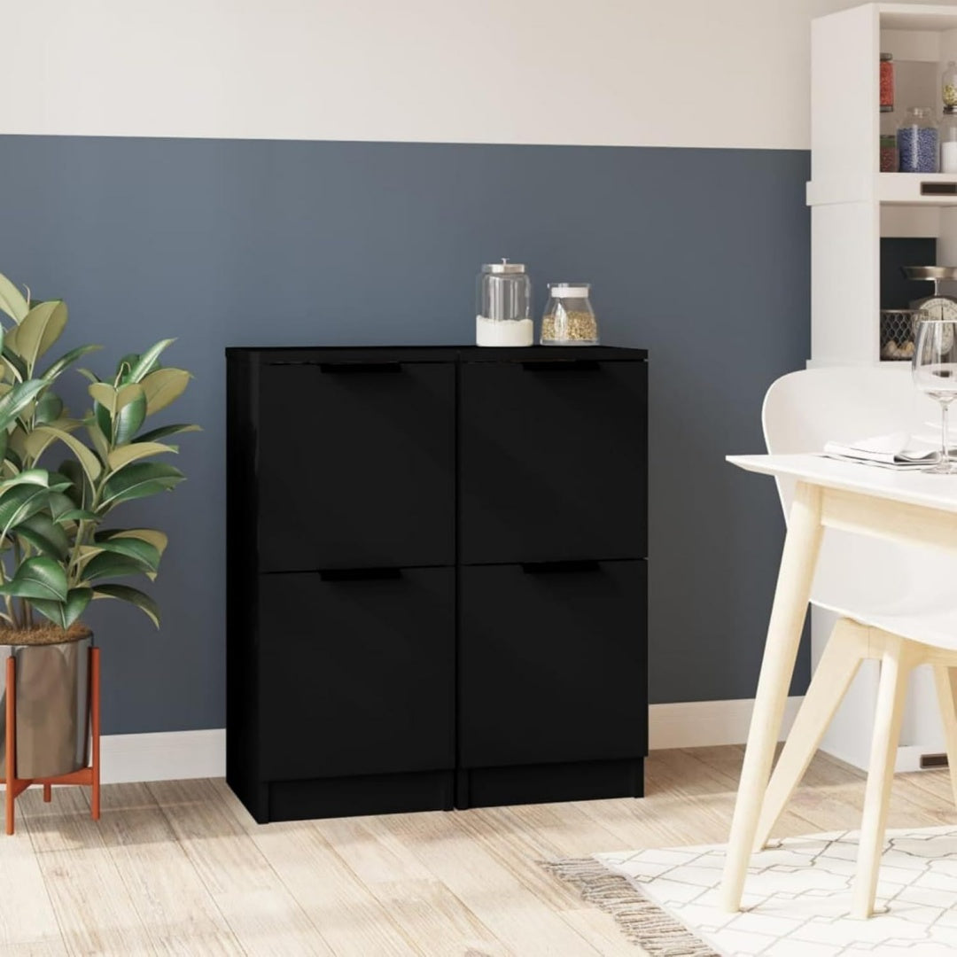 Commode finition bois Grise esprit industriel