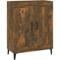 Credence marron 34 cm, de finition soignee