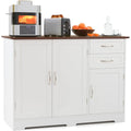Buffet gris clair 100 cm, de rangement compact