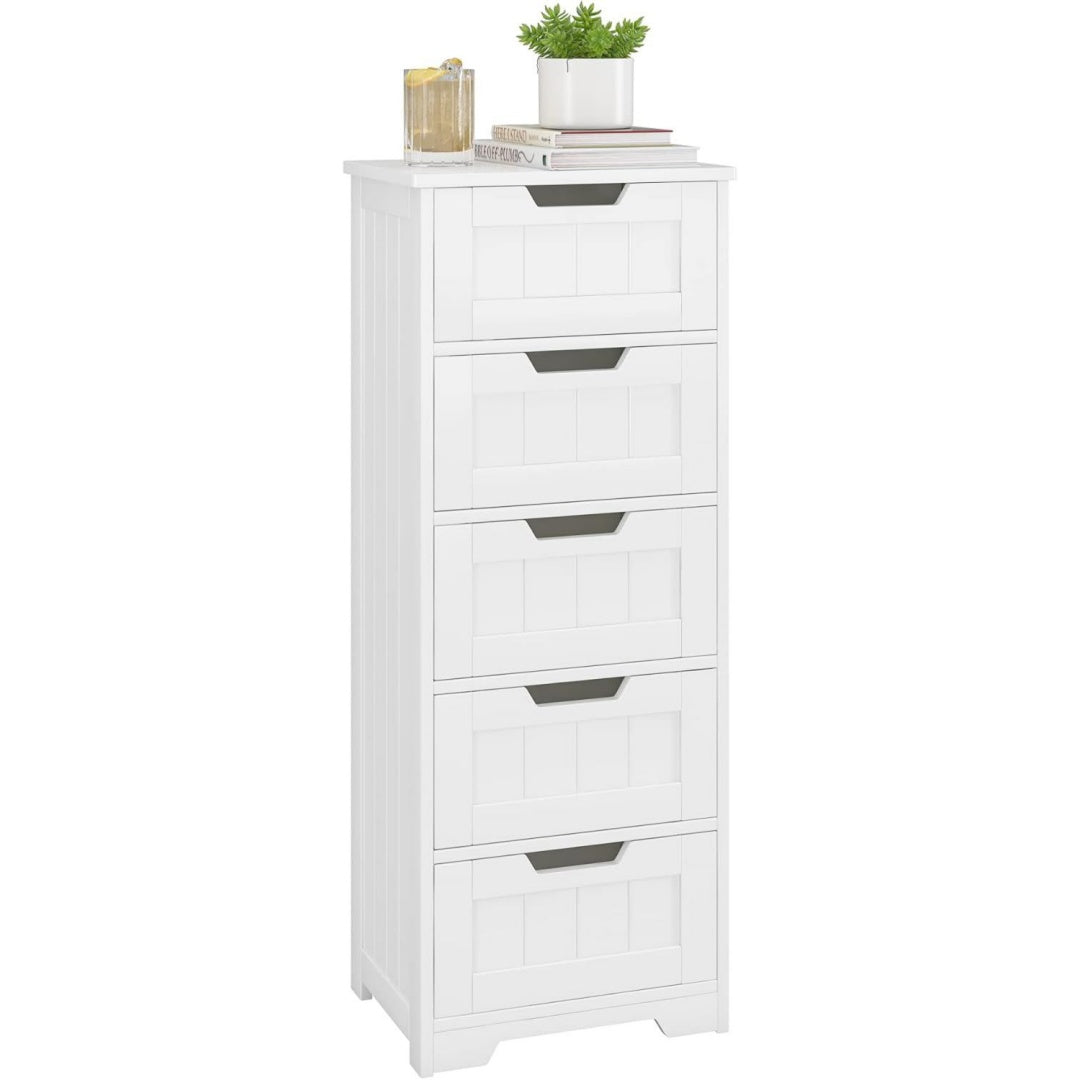 Meuble de rangement de style moderne gris clair 40 x 30 x 102 cm