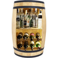 Cave a vin en bois massif finition marron