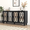Bahut pour cuisine gris en bois style moderne