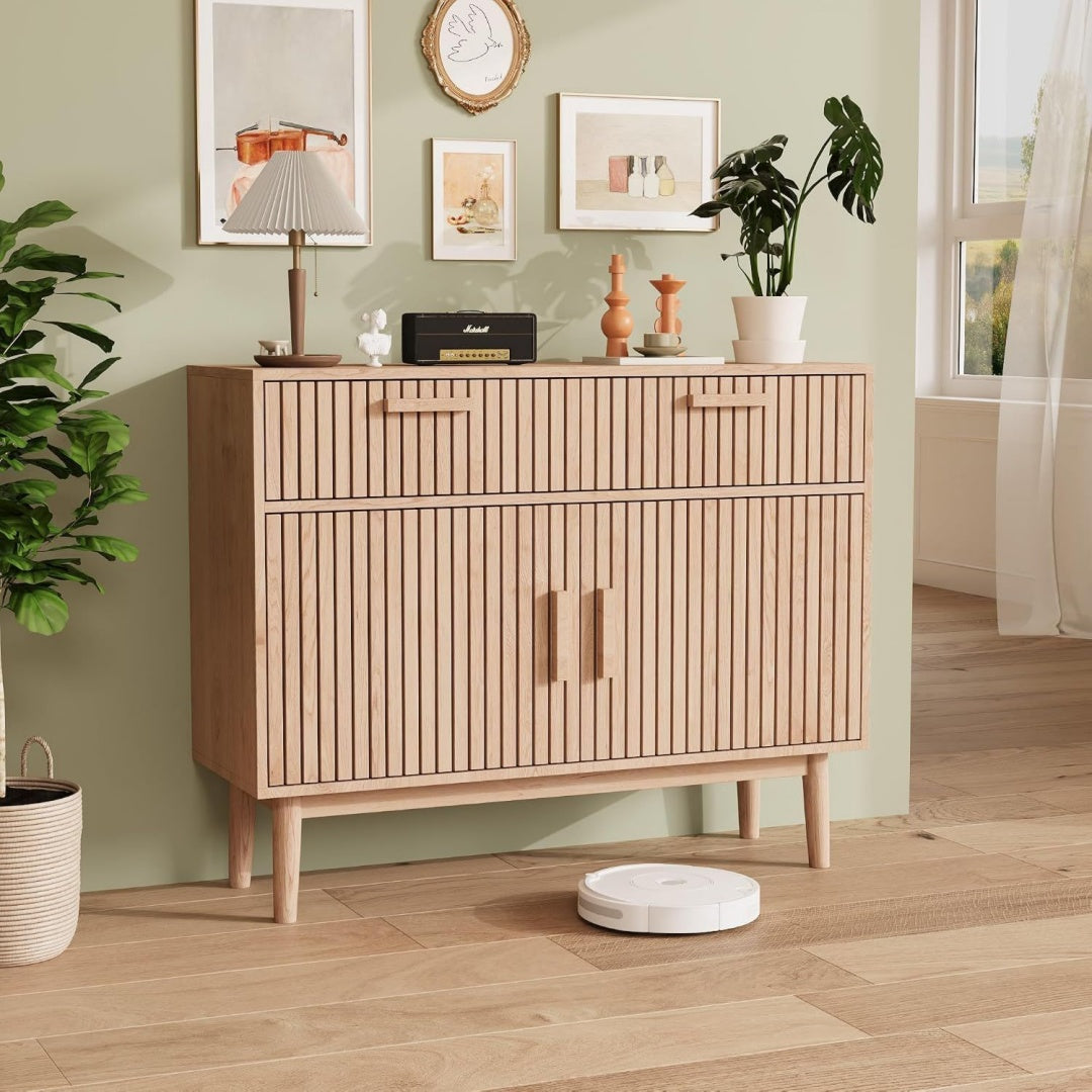 Sideboard marron, solution de rangement esprit rustique