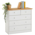 Commode gris clair finition plastique
