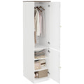 Armoire 45 x 55 x 187 cm en acier et acier inoxydable