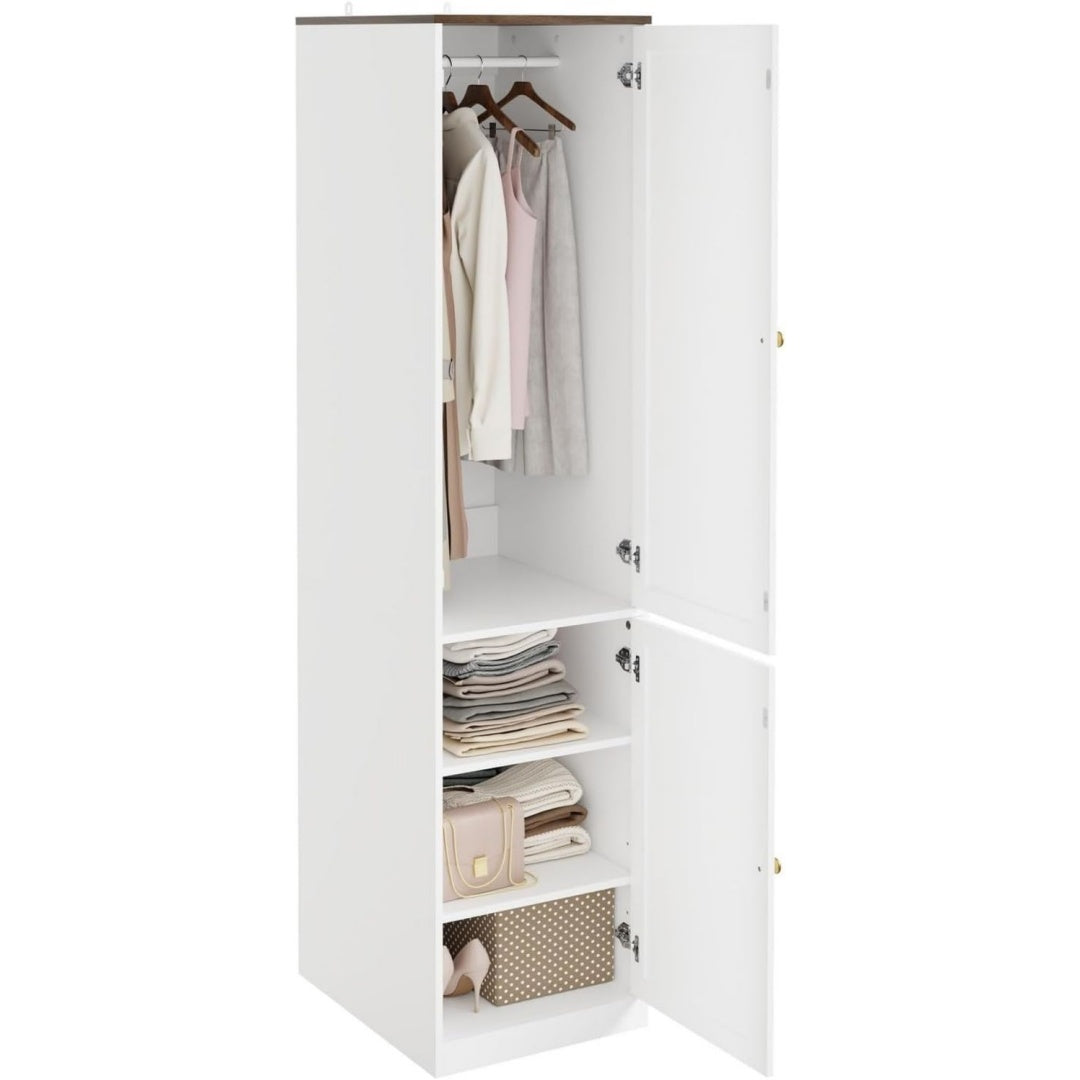 Armoire 45 x 55 x 187 cm en acier et acier inoxydable