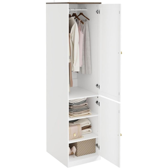 Armoire 45 x 55 x 187 cm en acier et acier inoxydable