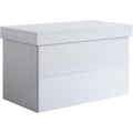Pour salle a manger et plus, range-chaussures gris clair en verre