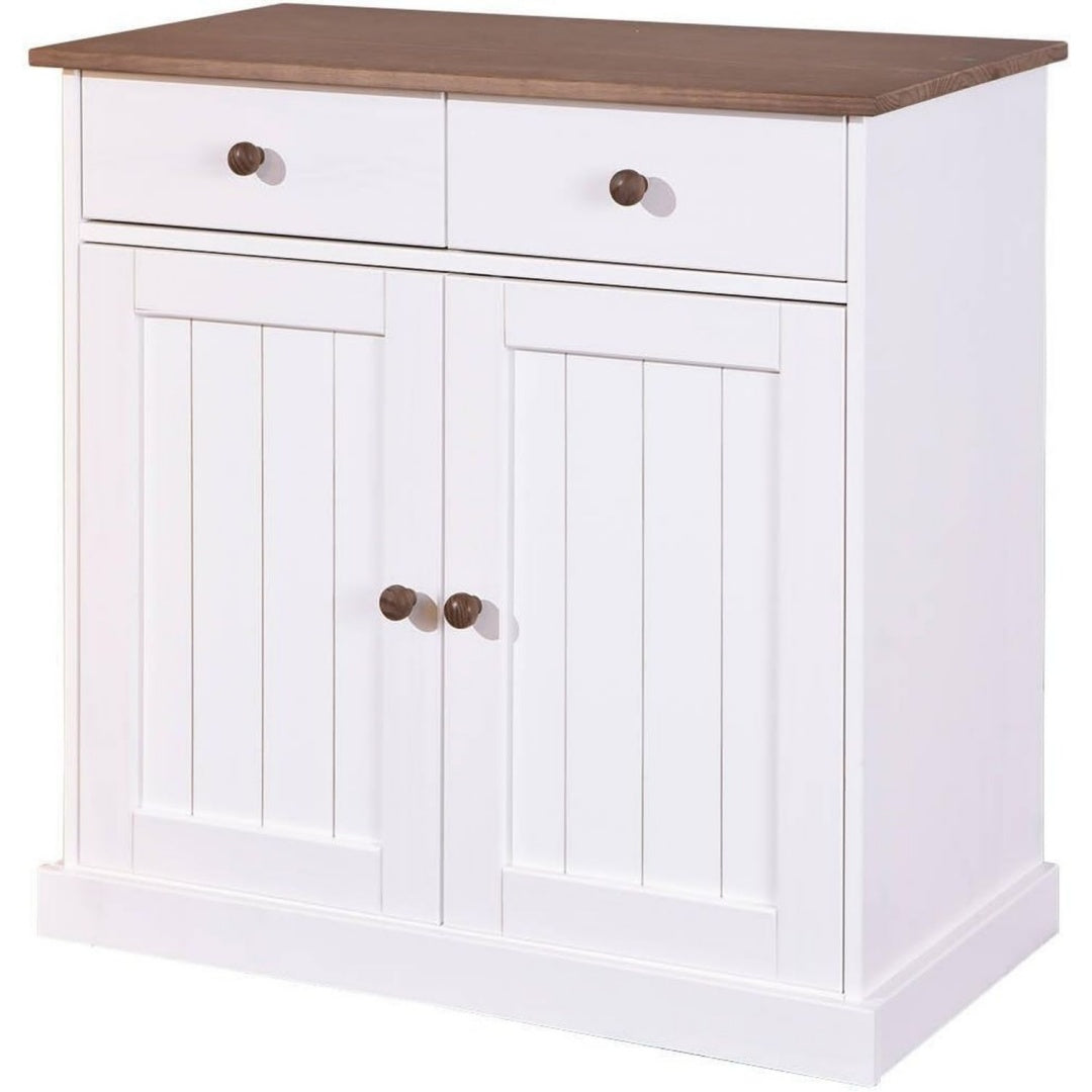 Grande commode en bois massif et pin