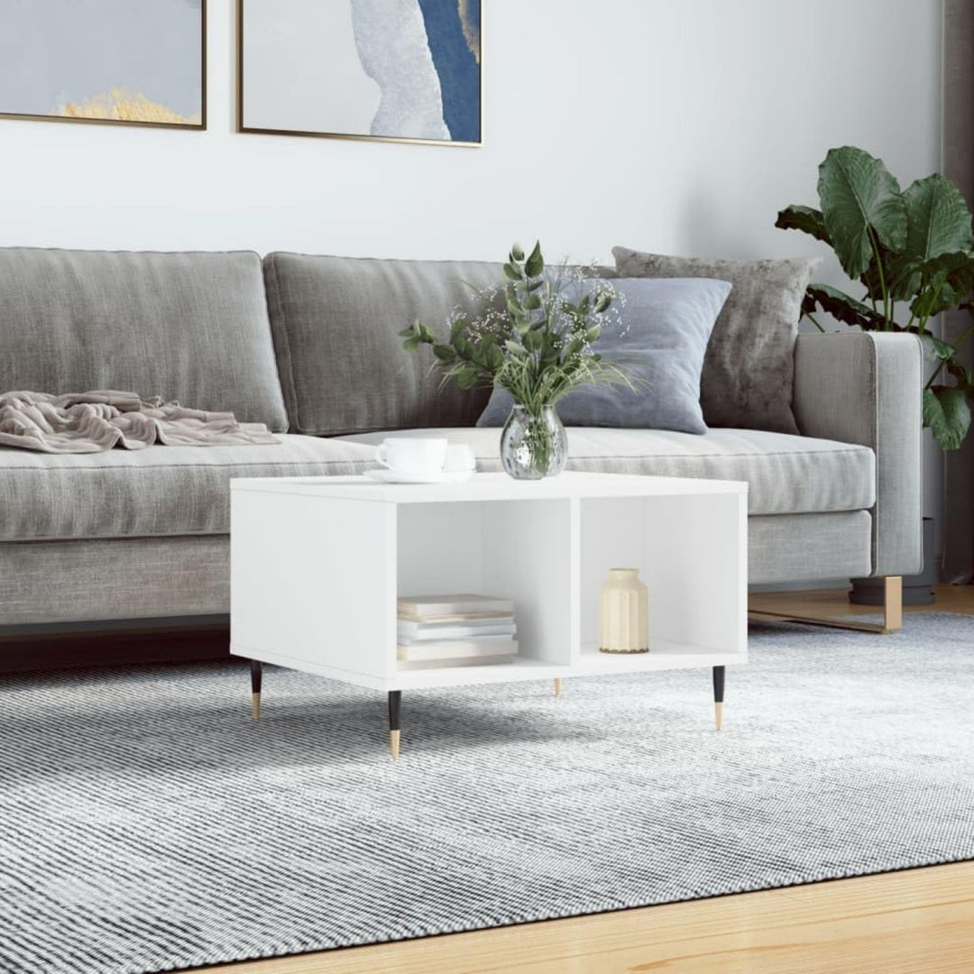 Table basse gris clair 60 x 50 x 36.5 cm